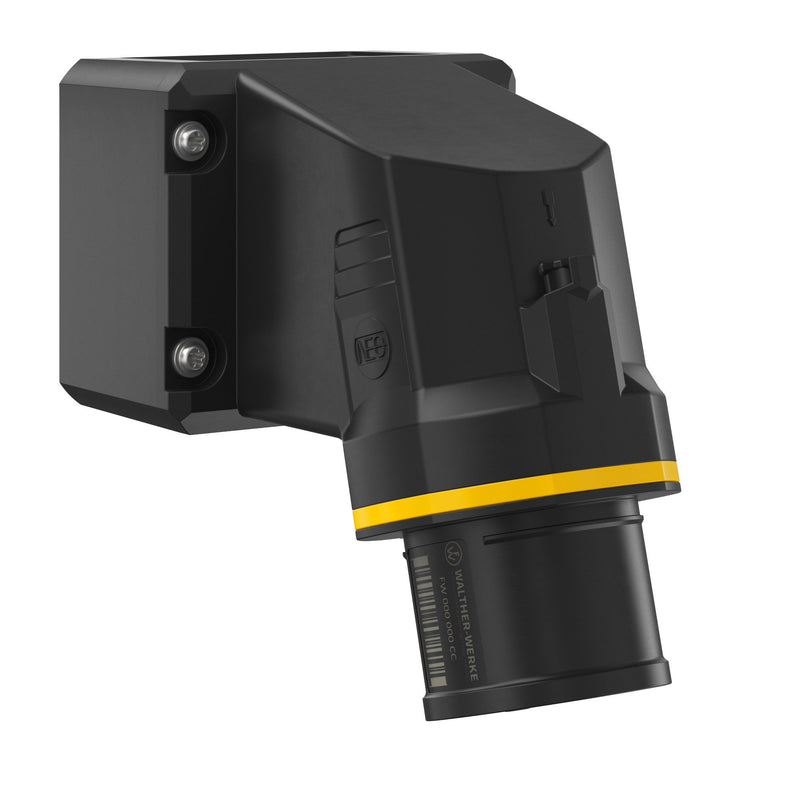 Walther Werke - CEE-Gerätestecker (IEC 60309) CEE NEO Wandgerätestecker FW714404CC 16A 4P 4h IP54 − 5 Stück