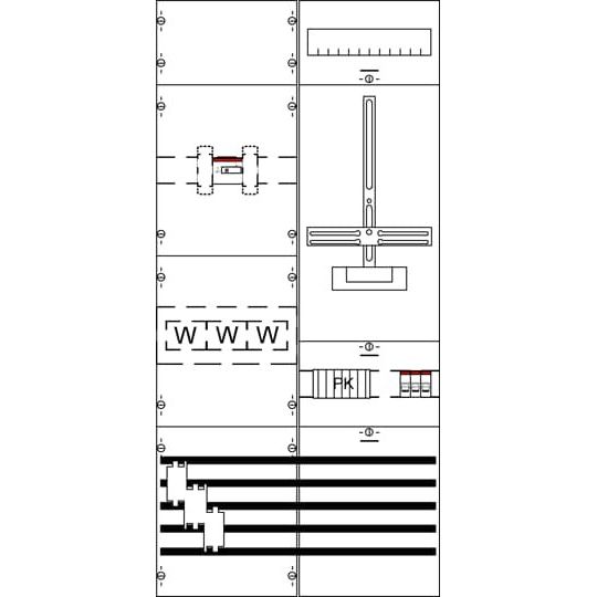 Striebel&John - Zählerfeld Mess-u.Wandlerfeld KA4261 komplett BH3-2FB