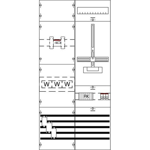 Striebel&John - Zählerfeld Mess-u.Wandlerfeld KA4261 komplett BH3-2FB