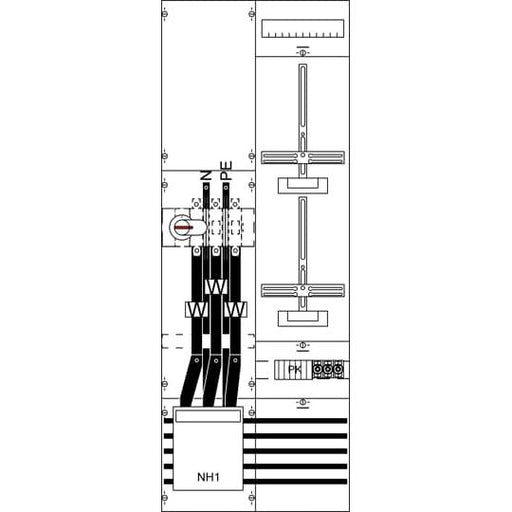 Striebel&John - Zählerfeld Mess-u.Wandlerfeld KA4272 komplett BH5