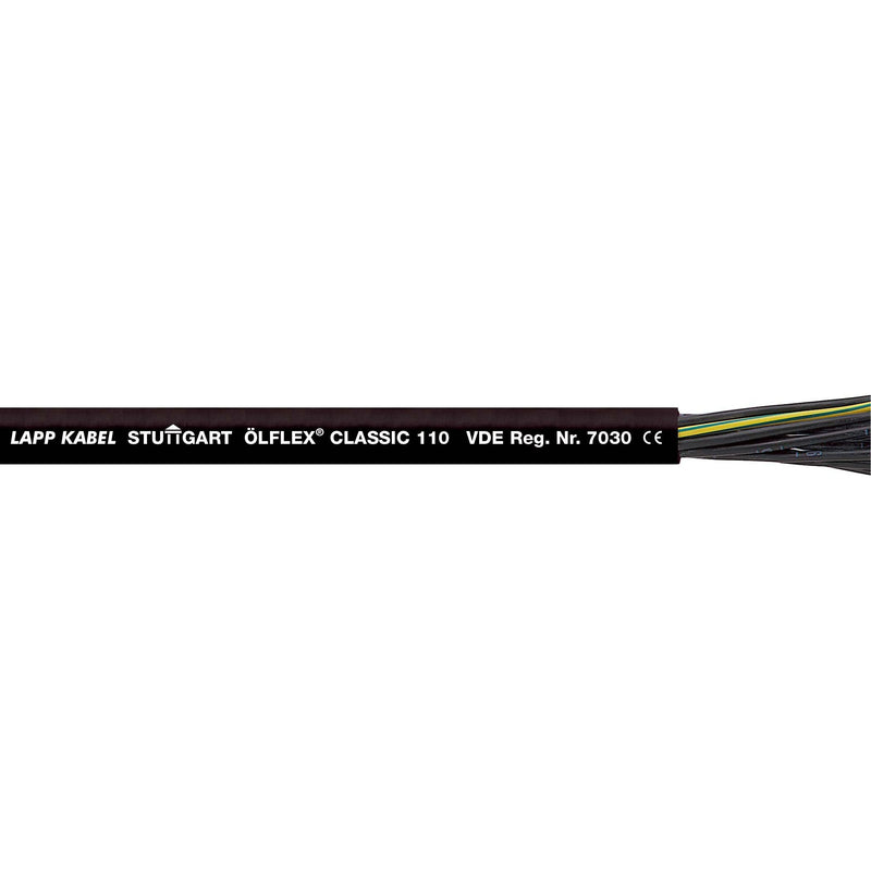 Lapp Kabel&Leitung - Energiekabel < 1 kV, für ortsveränderlichen Einsatz ÖLFLEX CLASSIC 110 4G4 BK 1119916/500 − 500 Meter
