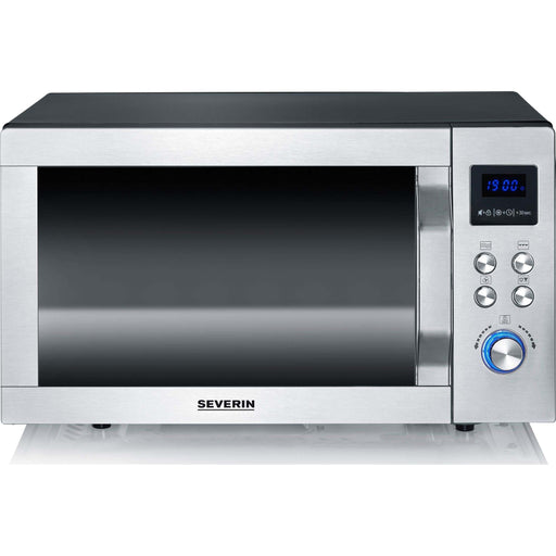 Severin - Mikrowellengerät Mikrowelle m.Grill MW 7777 eds-geb/sw Heißluft,25L − 1 Stück