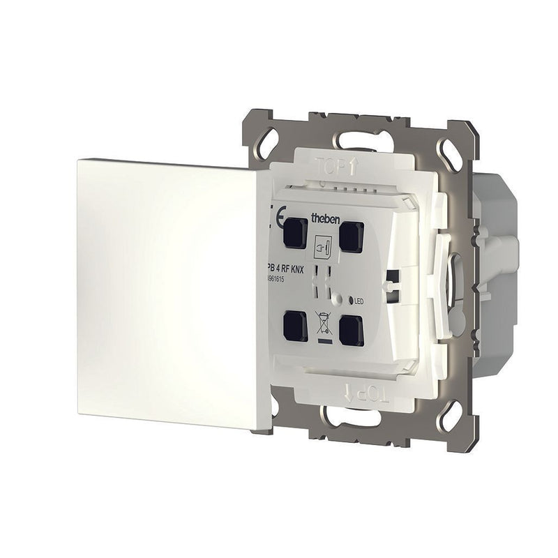 Theben - Bussystem-Binäreingang 2/4-fach Funk-Taster PB 4 RF KNX mit Dimmaktor KNX