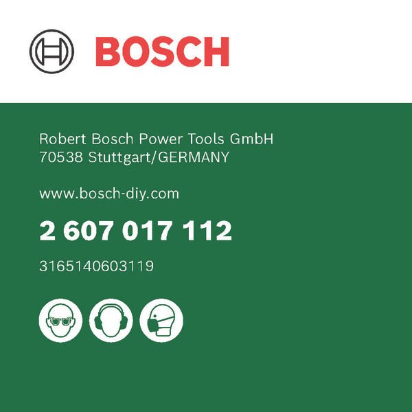 Bosch - Schleifpapierset Schleifblatt-Set für 2607017112 Multischleifer