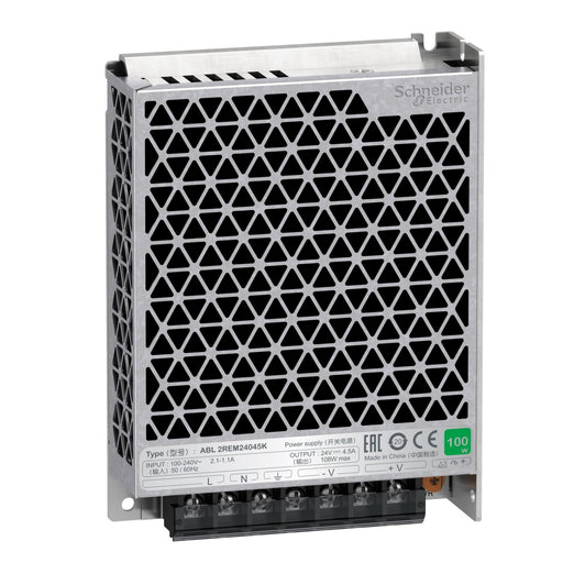 Schneider Electric - Gleichstromversorgung Spannungsversorgung Easy ABL2REM24045K Modicon 4,5A 108W
