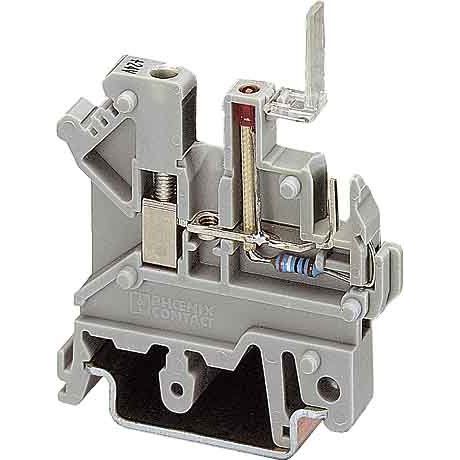 Phoenix Contact - Endklammer/-halter für Reihenklemme Flanschklemme UK 3-MVSTB-5,08-F − 50 Stück