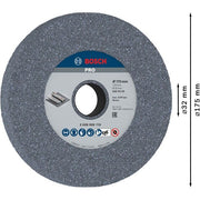 Bosch - Trenn-/Schleifscheibe PRO Metal Schleifscheibe, 2608600110 175 x 25 x 32 mm G60