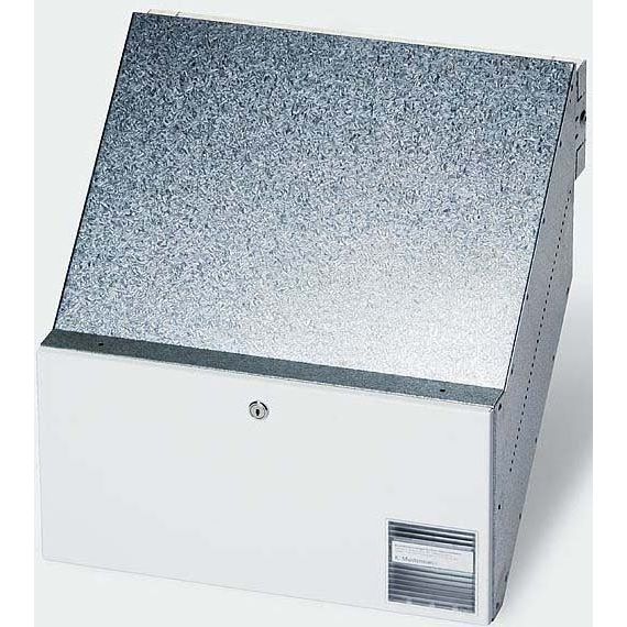 Siedle&Söhne - Montageelement für Türstation Durchwurfbriefkasten BKV 611-4/2-0 W 2f.,f.Mauereinbau ws