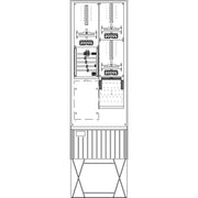 Elsta Mosdorfer - Zähler-Komplettschrank Zähleranschlusssäule ZS343T.N1.12 A340 N1 2Z TSG 3.HZ