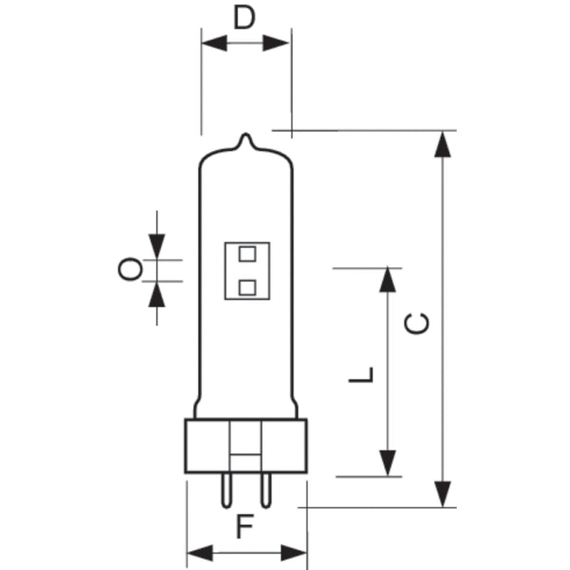 Philips Lighting - Studio-, Projektions- und Fotolampe Projektionslampe MSD 575 1CT/16