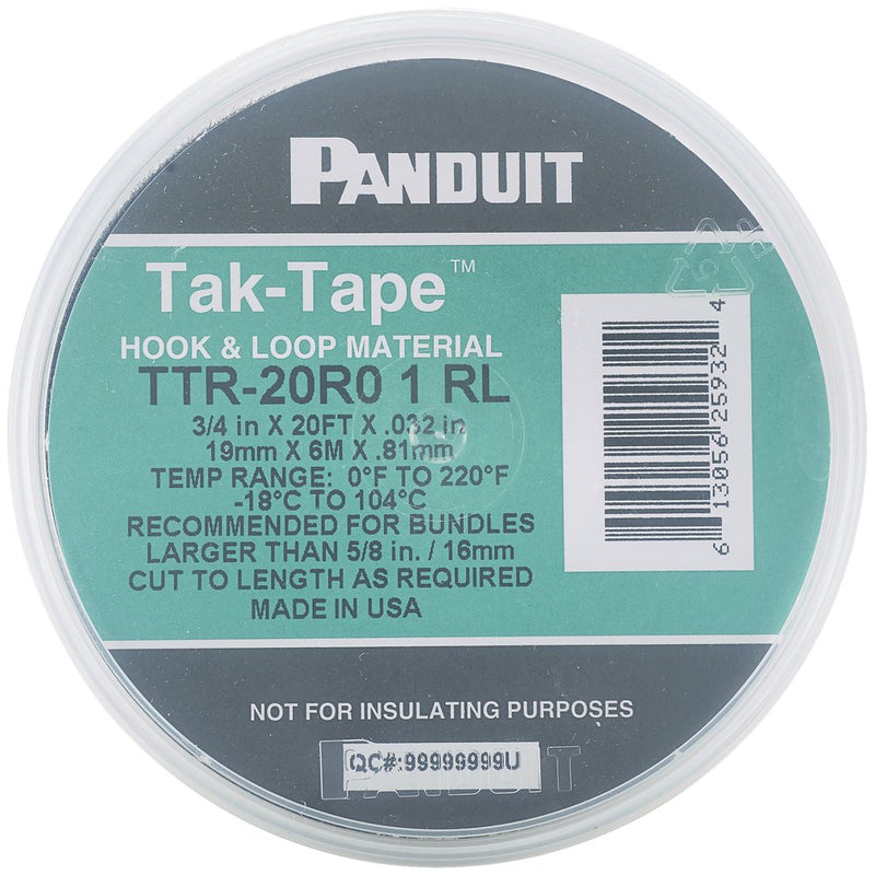Panduit - Klettband TTR-20R0 − 10 Stück