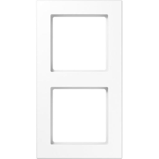Jung - Abdeckrahmen Rahmen 2-fach aws AC 582 WW waage/senkrecht