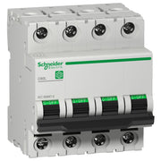 Schneider Electric - Leitungsschutzschalter LS-Schalter Multi 9 OEM M9F17406 C60L 4-pol 6A 25kA