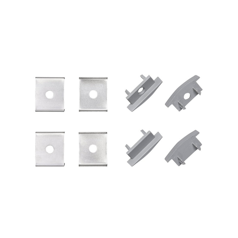 Nobile - Zubehör/Ersatzteile für Lichtschlauch/-band Ersatzkit für Alu T-Profil 5011146808 grau − 1 Stück