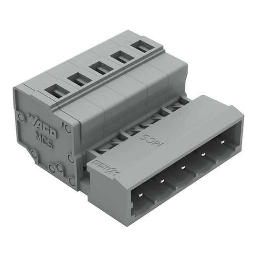 WAGO - Kabelsteckverbinder für Leiterplattensteckverbinder Stiftleiste KFZ 231-605 5,00mm, 5 pol. − 50 Stück