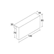 Brumberg Leuchten - Mechanisches Zubehör/Ersatzteile für Leuchten Abdeckung 81401730 Beton