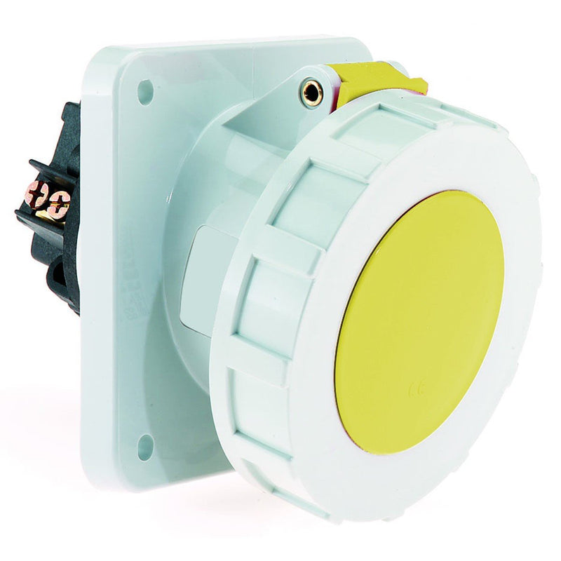 Bals Elektrotech - CEE-Anbausteckdose (IEC 60309) Anbausteckdose geneigt 125 1299 A 3p 110V 4h IP67