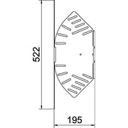OBO Bettermann - Bogen für Kabelrinne Bogen, winkelverstellbar RB W 820 FT 85x200 tauchfeuerv