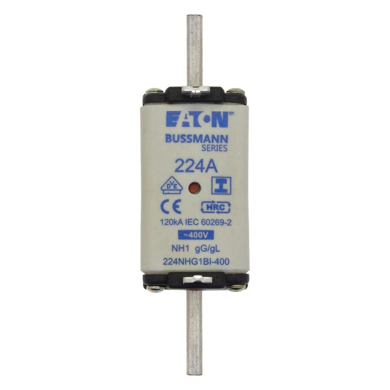 Eaton - Messersicherung Sicherungseinsatz Nieders. 224NHG1BI-400 224A AC 400V 120kA − 3 Stück