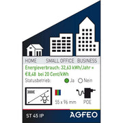 Agfeo - VoIP-Telefon Systemtelefon VoIP ST 45 IP sw schwarz