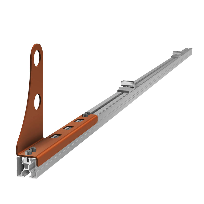 SL Rack - Photovoltaik-Montagesystem Schneefangset 91770-01 Ziegelrot RAL 8004