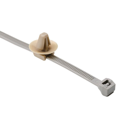 HellermannTyton - Kabelbinder Befestigungsbinder 156-00456(100) grau-beige − 100 Stück