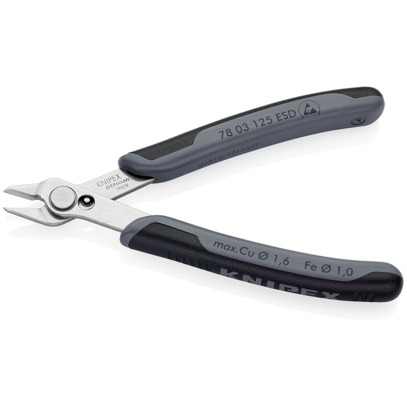 Knipex - Seitenschneider Präz.-Schneidzange 78 03 125 ESD 125mm