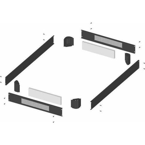 Enoc - Sockel/Sockelelement (Schaltschrank) Sockelpaket belüftet SOP 610 X1-DE-S 600x1000