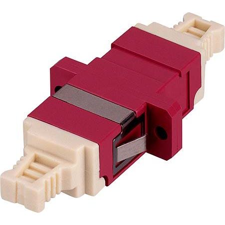 Rutenbeck - LWL-Kupplung LC-D Kupplung LC-D OM4 vio OM4, erika − 1 Stück by Rutenbeck
