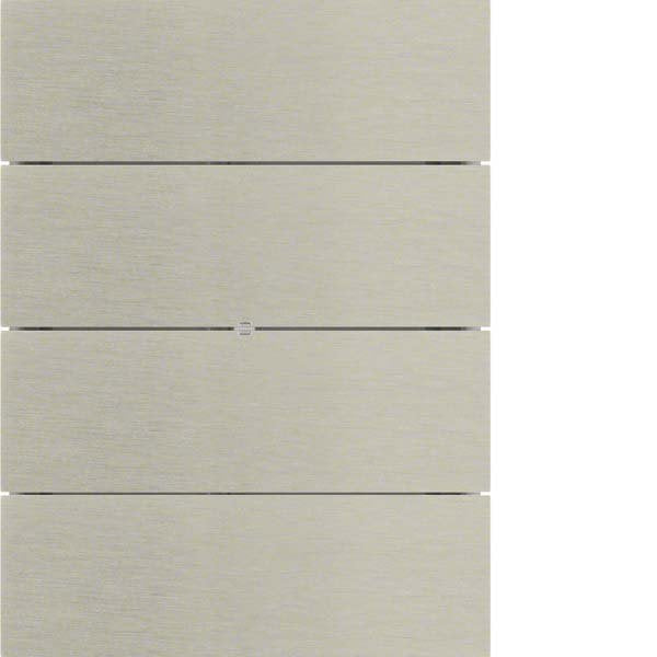 Berker - Bussystem-Tastsensor Tastsensor 4fach Standard 75164093 Edelstahl Rostfrei