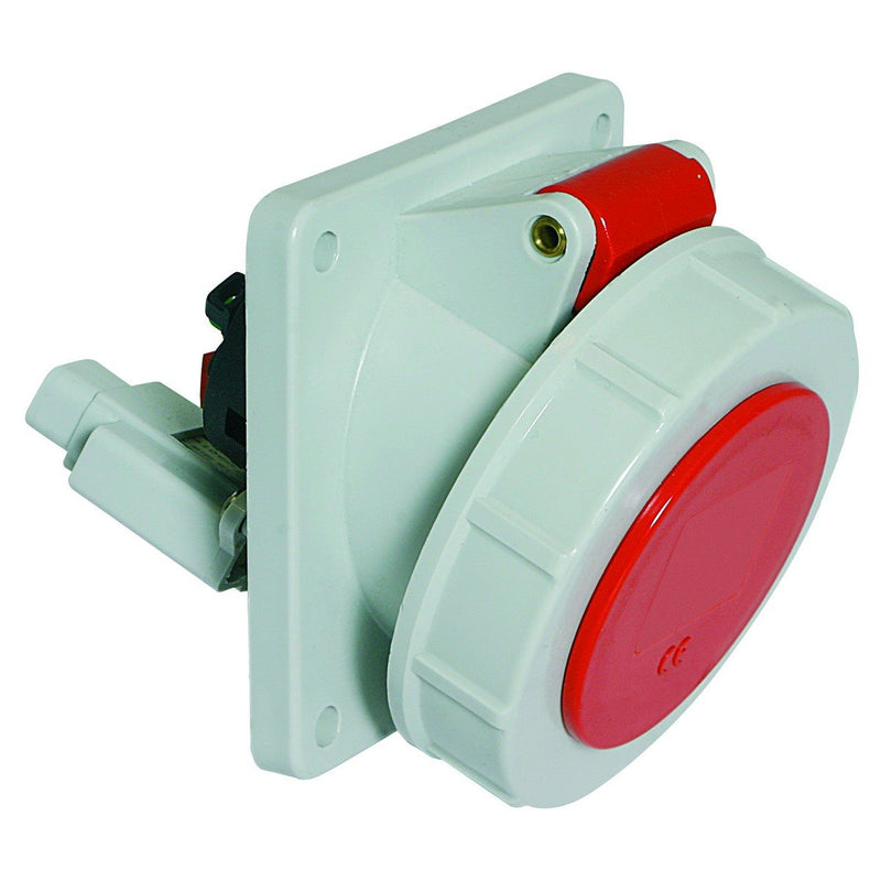 Bals Elektrotech - CEE-Anbausteckdose (IEC 60309) Anbausteckdose geneigt 32A 12555 4p 400V 6h IP67