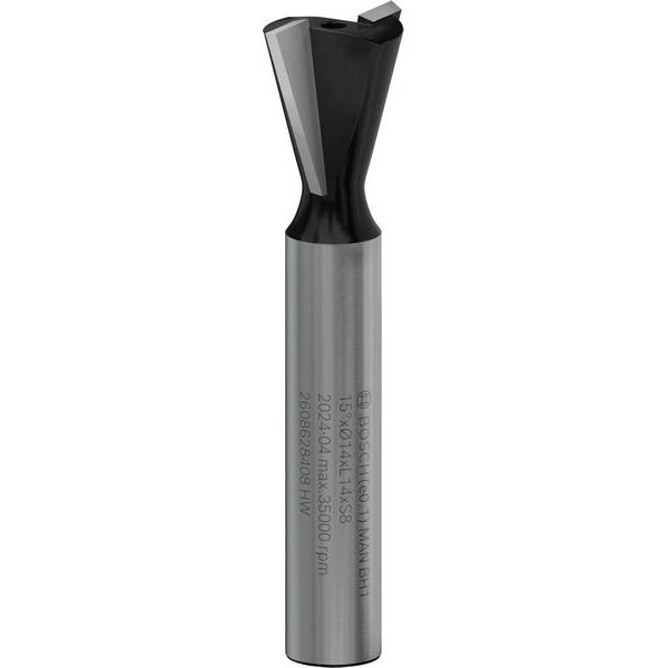 Bosch - Fräser PRO Zinkenfräser, 2608628408 15°, Schaft 8 mm