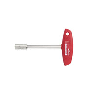Wiha - Steckschlüssel Vierkant-Steckschlüssel 338 SW 6,0x125 mit Quergriff