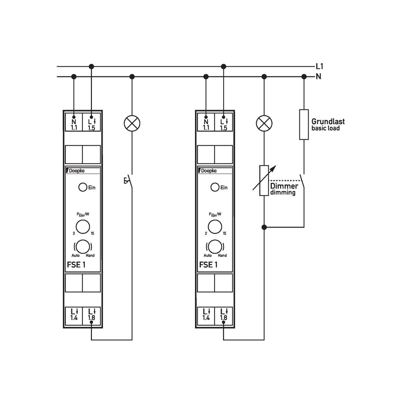 Doepke - Feldfreischalter Netzfreischalter FSE 1