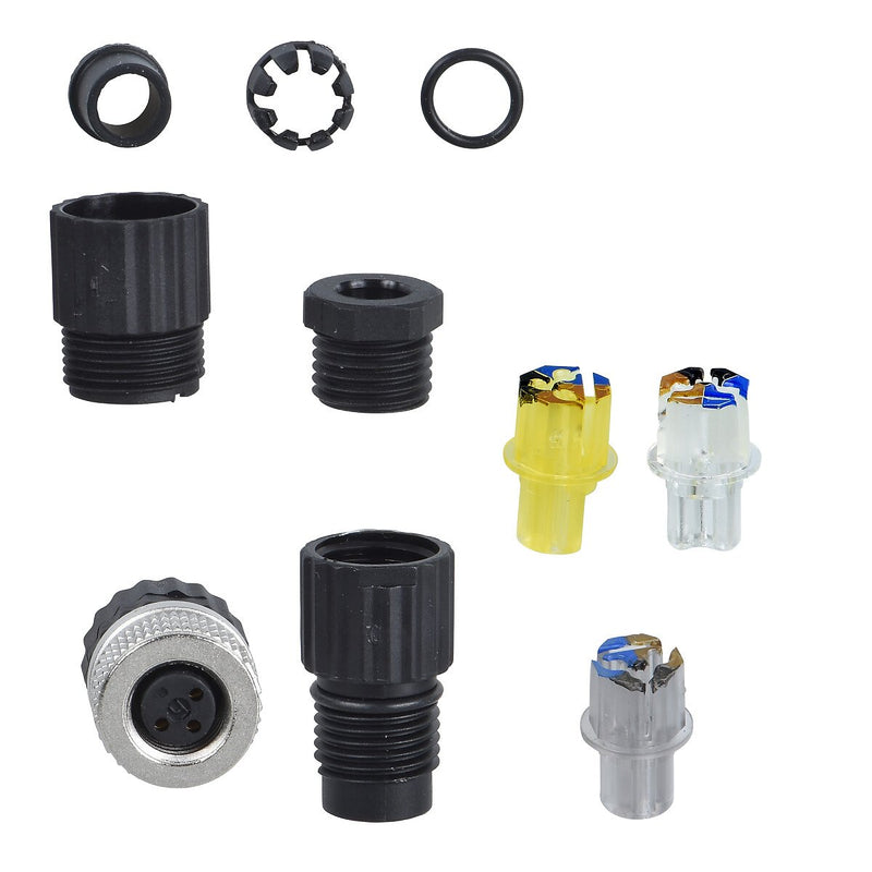 Telemechanique Sensors - Rundsteckverbinder, feldkonfektionierbar (Industriesteckverbinder) Leitungsdose XZCC8FDM30V M8