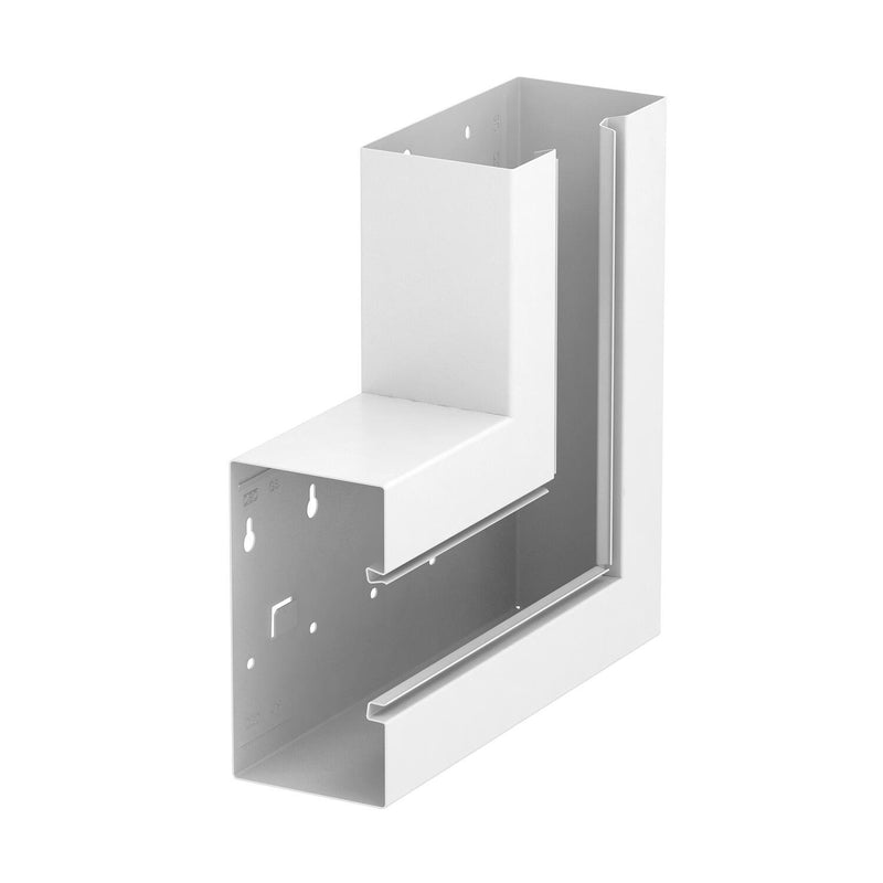 OBO Bettermann - Flachwinkel für Geräteeinbaukanal Flachwinkel GS-SFS90170RW steigend symmetrisch