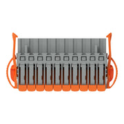 WAGO - Kabelsteckverbinder für Leiterplattensteckverbinder 1-Leiter-Federleiste 2231-1110/038-000 Push-in CAGECLAMP,gr − 50 Stück