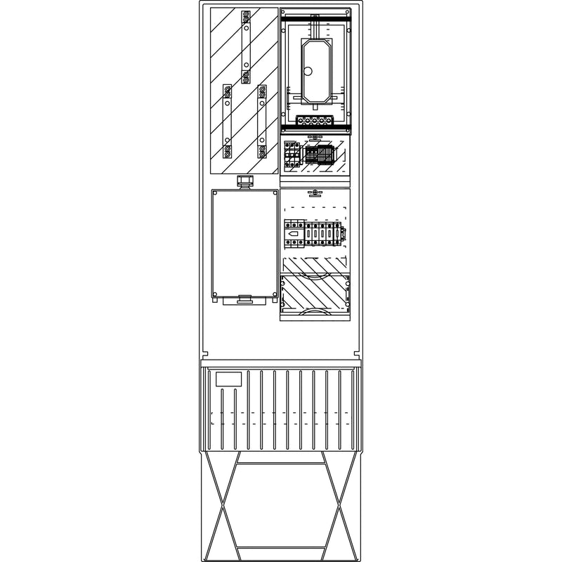 Elsta Mosdorfer - Zähler-Komplettschrank Wandlerschrank Freiluft WS341.S5.NHS01 WS A340 S5