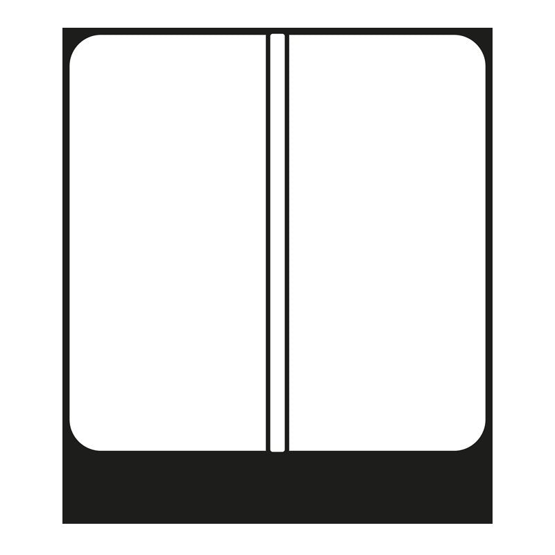 Jung - Abdeckung/Bedienelement für Installationsschalterprogramme Taste 1-fach aws CD 401 TSAP WW Symbol Auf/Ab
