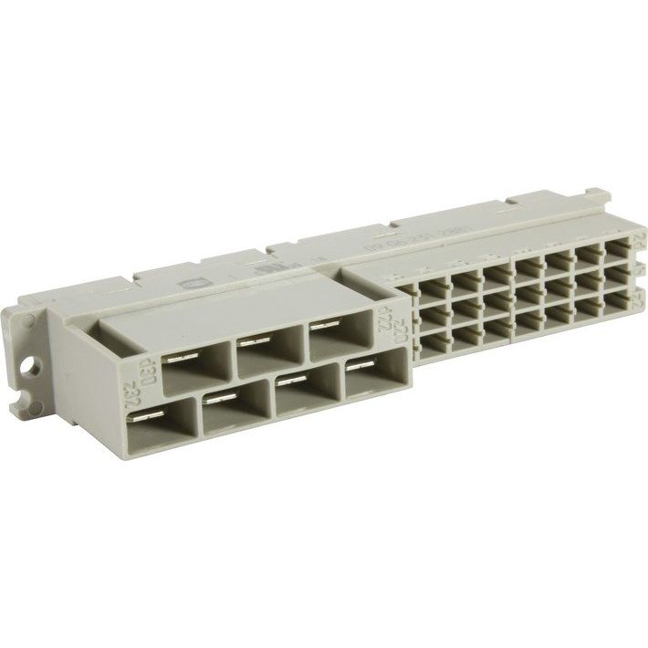 Harting - Leiterplattensteckverbinder Freier Frontsteckverbinder 09062312881 MH 24-polig + 7 Hoc − 20 Stück