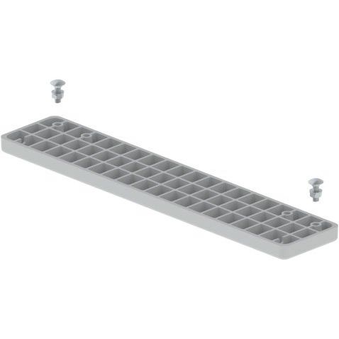 Unex - Verbinder für Kabeltragsystem Bodenverbinder 66830 lichtgrau − 6 Stück