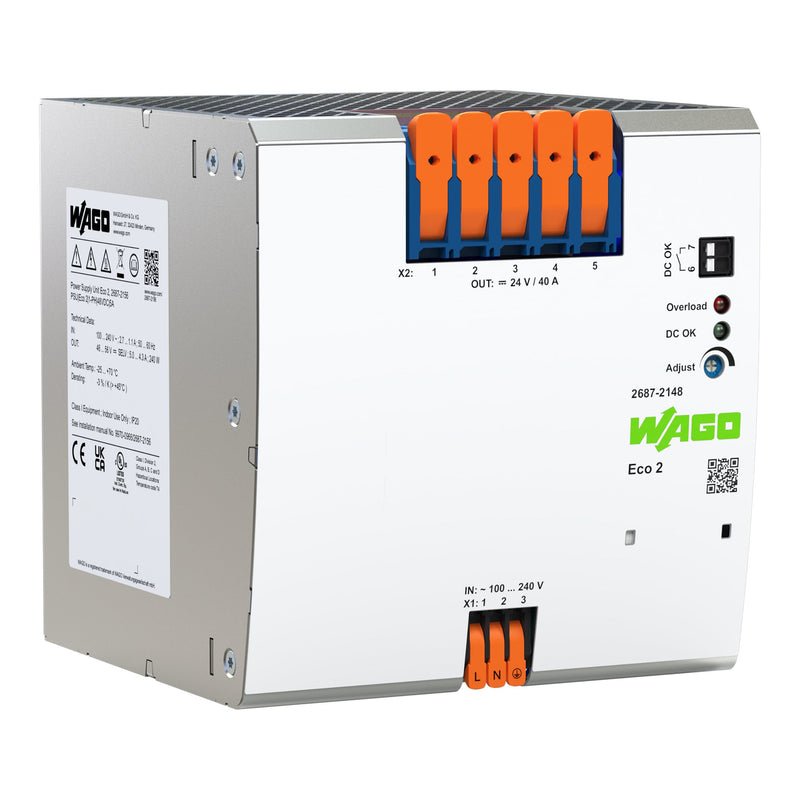 WAGO - Gleichstromversorgung Stromversorgung 2687-2148 Eco 2,1-phasig