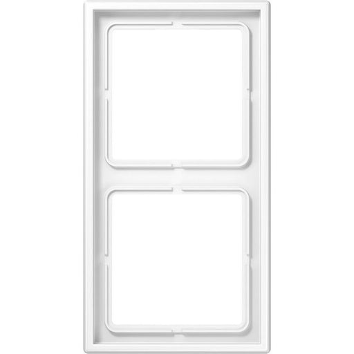 Jung - Abdeckrahmen Rahmen 2-fach aws LS 982 WW waage/senkrecht
