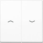 Jung - Abdeckung/Bedienelement für Installationsschalterprogramme Wippe Symbole aws AS 591-5 PBF WW für Jal.Schalter