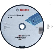 Bosch - Trenn-/Schleifscheibe Standard for Metal 2608619770 Trennscheibe gerade