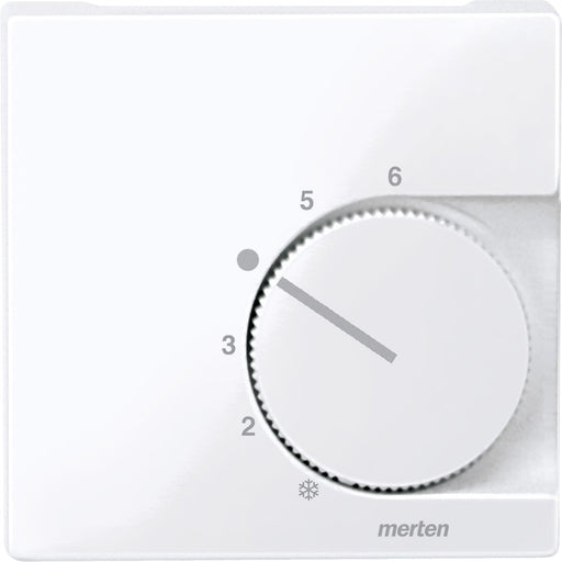 Merten - Abdeckung/Bedienelement für Installationsschalterprogramme Zentralplatte aws/gl 534725 für RT.- Einsatz