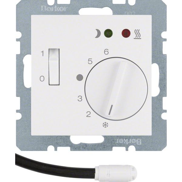 Berker - Raumthermostat Fußbodentemperaturregler 20348989 mit Schließer