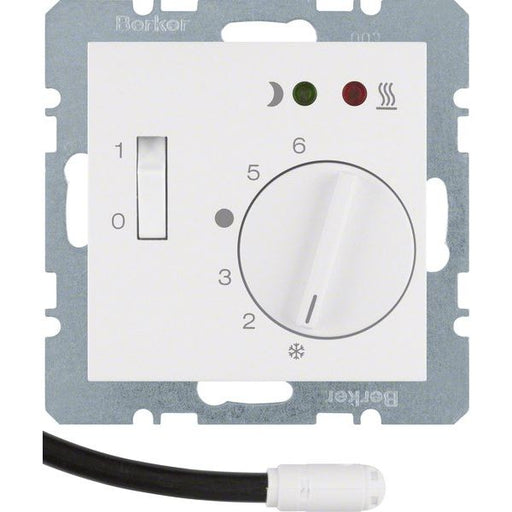 Berker - Raumthermostat Fußbodentemperaturregler 20348989 mit Schließer
