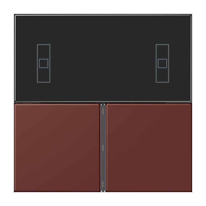 Jung - Abdeckung/Bedienelement für Installationsschalterprogramme Tastensatz 3fach LC 4093 TSA 235
