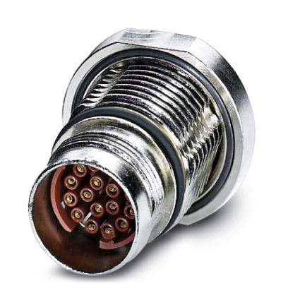 Phoenix Contact - Rundsteckverbinder, feldkonfektionierbar (Industriesteckverbinder) Gerätesteckverbinder ST-08S1N8AH100S Hinterwand